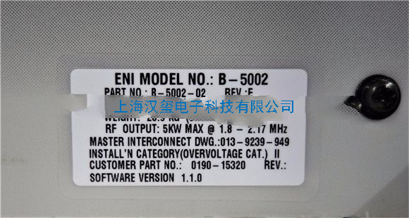 RF generator,ENI(MKS),Spectrum,B-5002